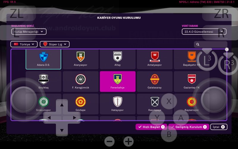 تنزيل لعبة Football Manager 2022 Touch مهكره للاندرويد 2026 3